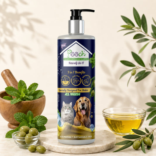 Pooch Refreshing Male Shampoo - 250ml