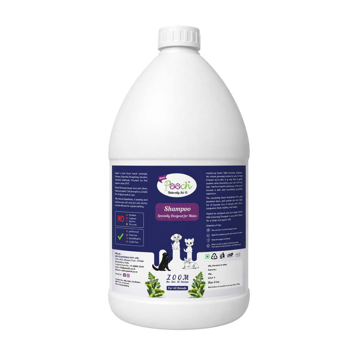 Pooch Nourishing Male Shampoo - 5L