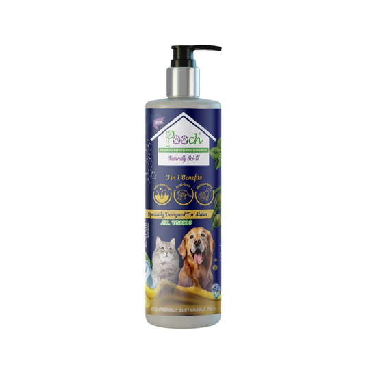 Pooch Refreshing Male Shampoo - 400ml